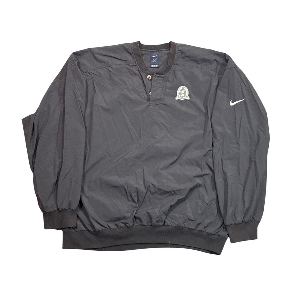 Vtg 1998 Nike Golf pullover windbreaker jacket 80th PGA Championship Black XXL